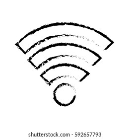 Isolated wifi symbol icon vector illustration graphic design