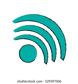 Isolated wifi wave design