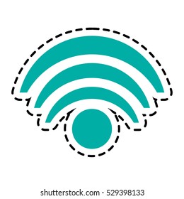 Isolated wifi wave design