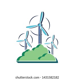 Isolated wind mill and sustainability design