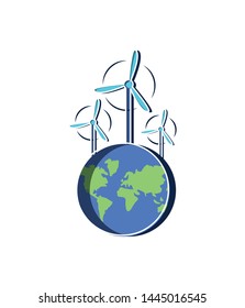 Isolated wind mill and sustainability design