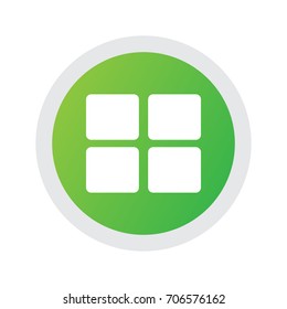 Isolated Window Icon Symbol On Clean Background. Vector Casement Element In Trendy Style.