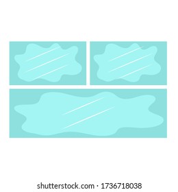 Imagen de ventana aislada sobre un fondo blanco - Vector