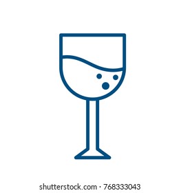 Isolated wine cup design