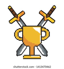 Isolated winner cup design vector illustration