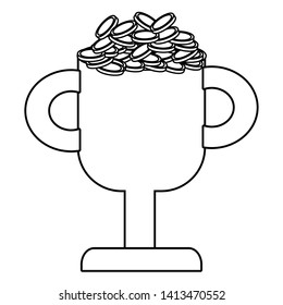 Isolated winner cup design vector illustration