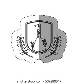 Isolated winner inside label design
