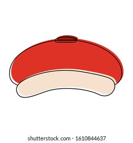 Isolated winter hat icon. Winter clothes - Vector illustration design