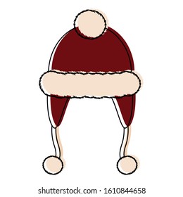 Isolated winter hat icon. Winter clothes - Vector illustration design