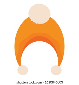Isolated winter hat icon. Winter clothes - Vector illustration design