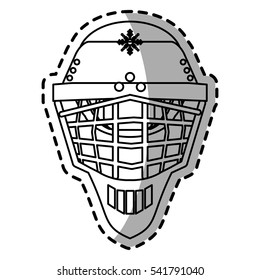 Isolated winter helmet design