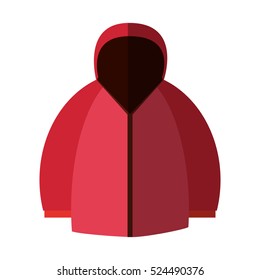 Isolated winter jacket design