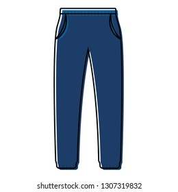 Isolated winter pants