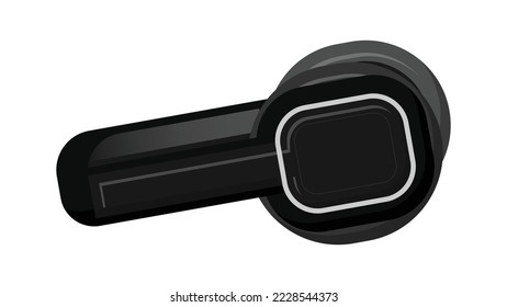 Isolated Wireless Headphone Illustration Vector