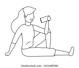 Isolated woman design vector illustration