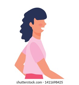 Isolated woman design vector illustration