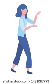 Isolated woman design vector illustration