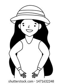 Isolated woman design vector illustration