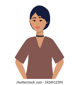 Isolated woman design vector illustrator