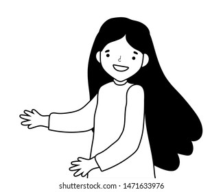 Isolated woman vector design vector illustration
