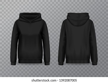 Isolated women hoody, hoodie with long sleeves