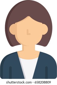 Isolated women illustrated 