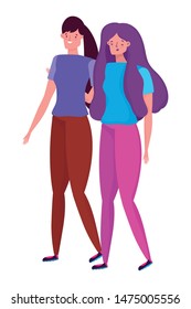 Isolated women vector design vector illustration