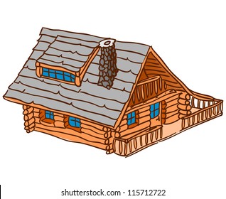 Cartoon Log Cabin Images Stock Photos Vectors Shutterstock