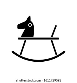Isolated woodhorse icon. Children toy - Vector illustration design