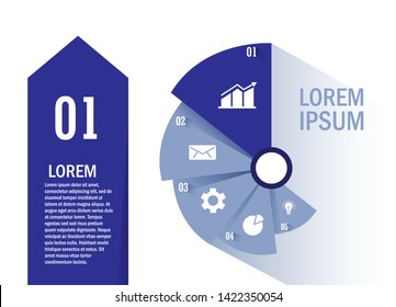 Isolated Workflow and infographic design