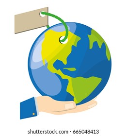 isolated world label tag
