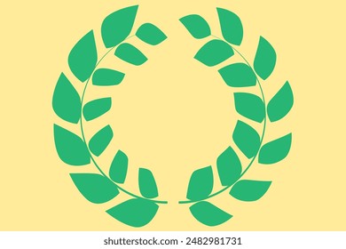 Isolated wreaths symbols. Laurel wreath icons. Wreath icon set. EPS 10