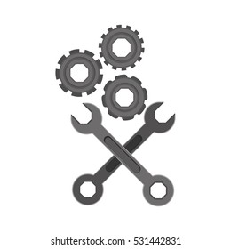 Isolated wrench and gears design
