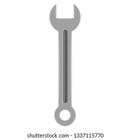 Isolated wrench image. Construction tool. Vector illustration design