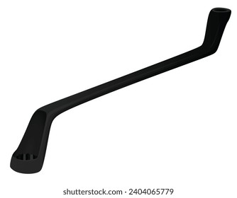 Isolated wrench key. vector illustration