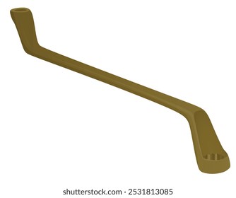Isolated wrench key. vector illustration