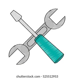 Isolated wrench and screwdriver design