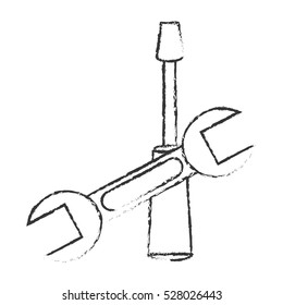 Isolated wrench and screwdriver design