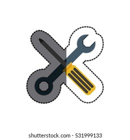Isolated wrench and screwdriver design