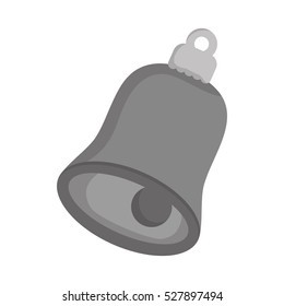 Isolated Xmas bell icon vector illustration graphic design