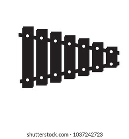Isolated xylophone toy icon