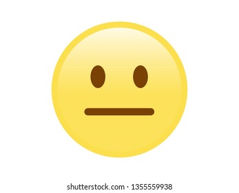 The isolated yellow vector keep secret face flat emoji icon