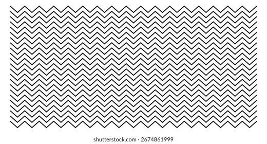 Isolated zig zag line on white page. Set of curved abstract lines on white background.  Modern zigzag illustration line set. Graphical pattern shapes icon.  