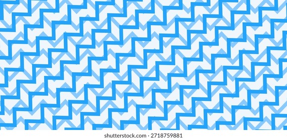 Isolated zig zag line on white page. Set of curved abstract lines on white background. Modern zigzag illustration line set. Graphical pattern shapes icon. 
