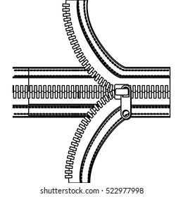 Isolated zip design