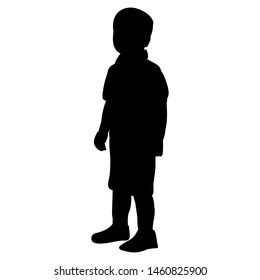  Isolation, Black Silhouette Child Boy, Childhood