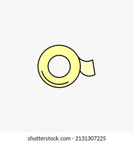 An isolation. a color isolation illustration design