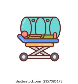 Isolation icon in vector. Illustration