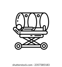 Isolation icon in vector. Illustration