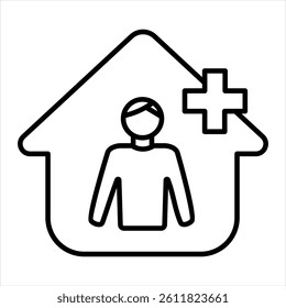 Isolation Line Icon Vector Illustration
